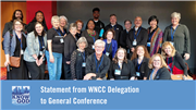 Statement from the WNCC Delegation to General Conference